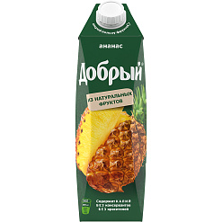 Сок Добрый Ананасовый 1 л