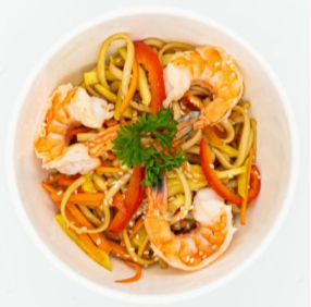 Удон с куриной грудкой