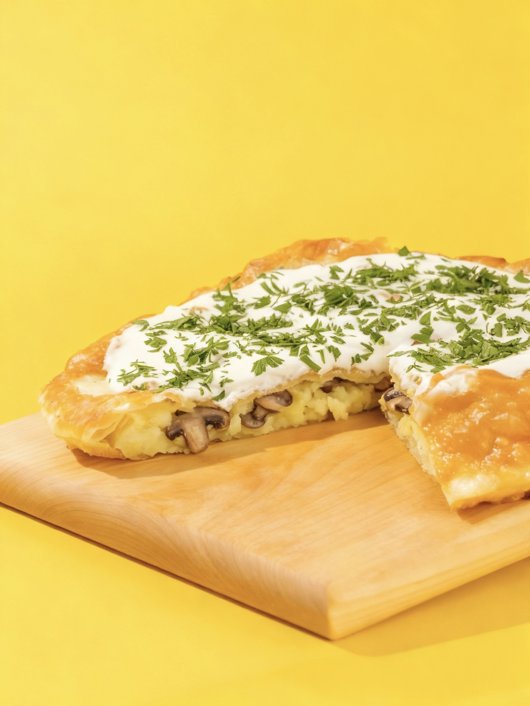 Деревенский парень (пирог с грибами)