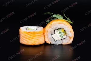 Запеч. филадельфия с соусом манго чили