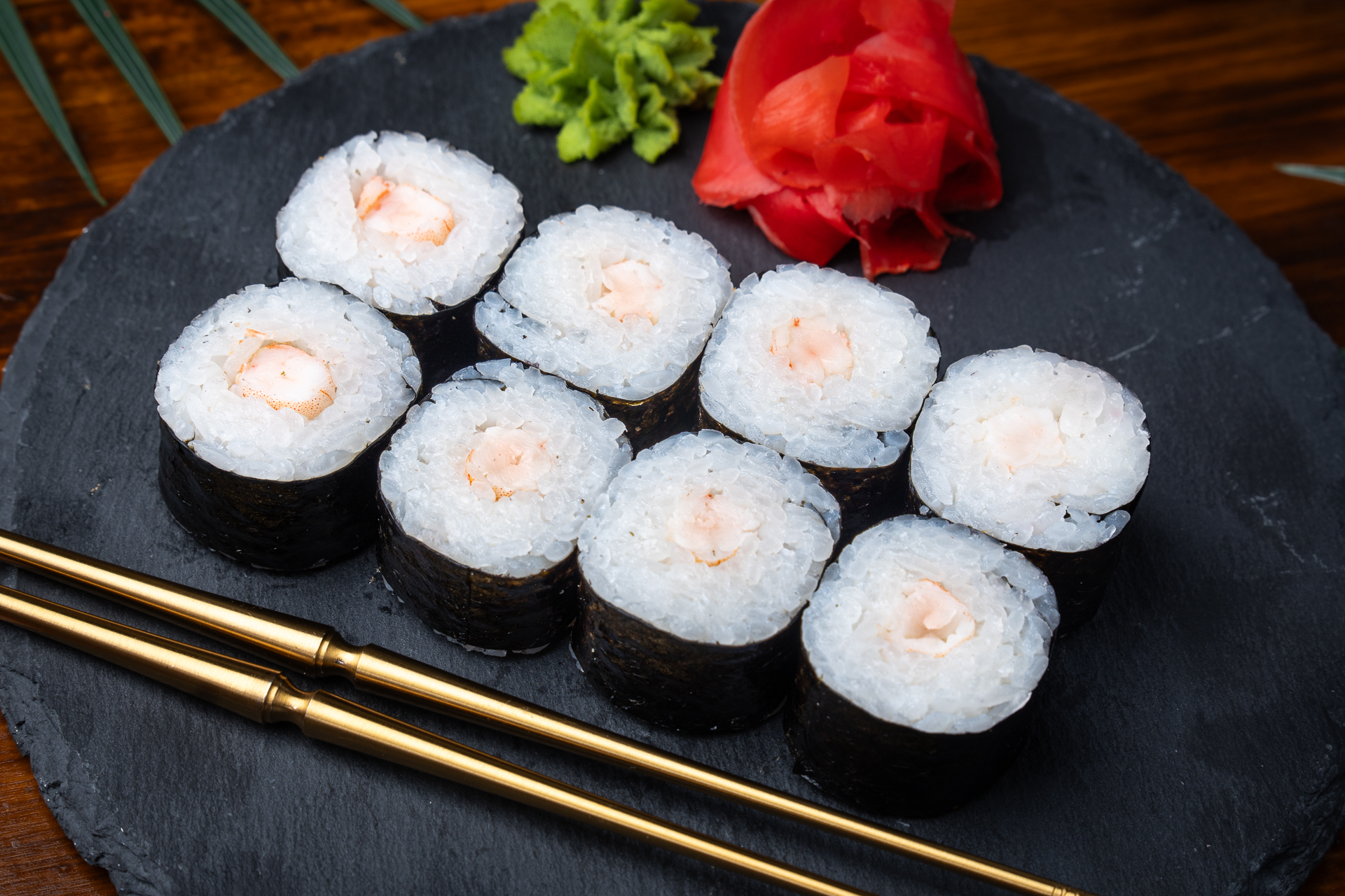 Маки с креветкой