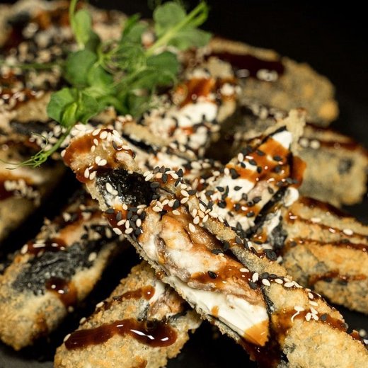 Стрипсы с лососем