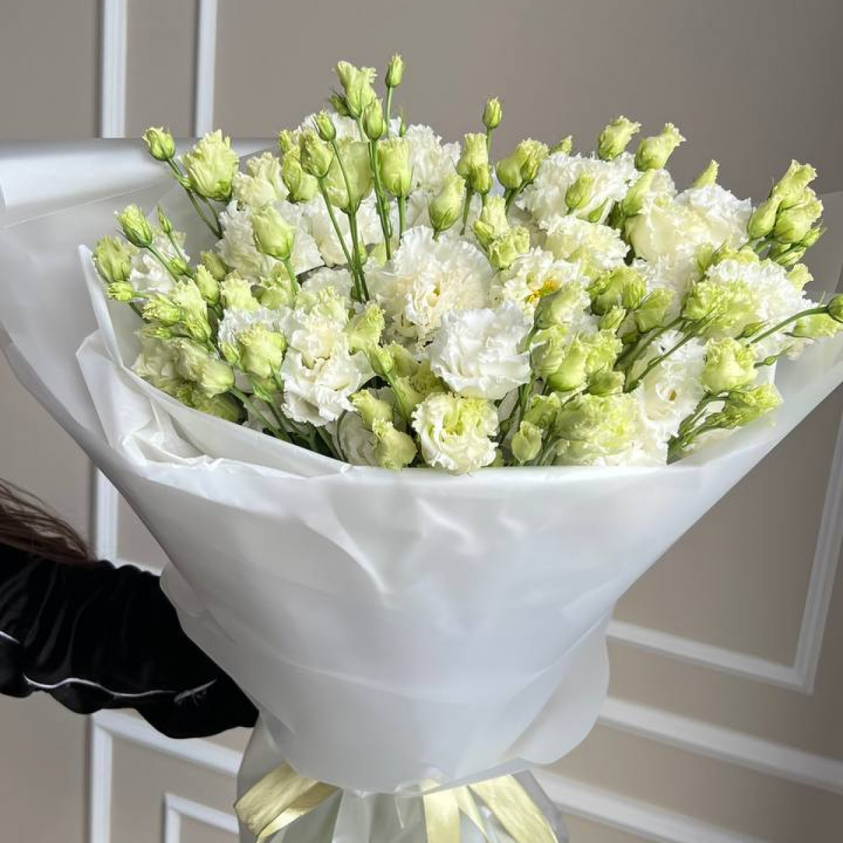 Моно букет из эустом (предзаказ)