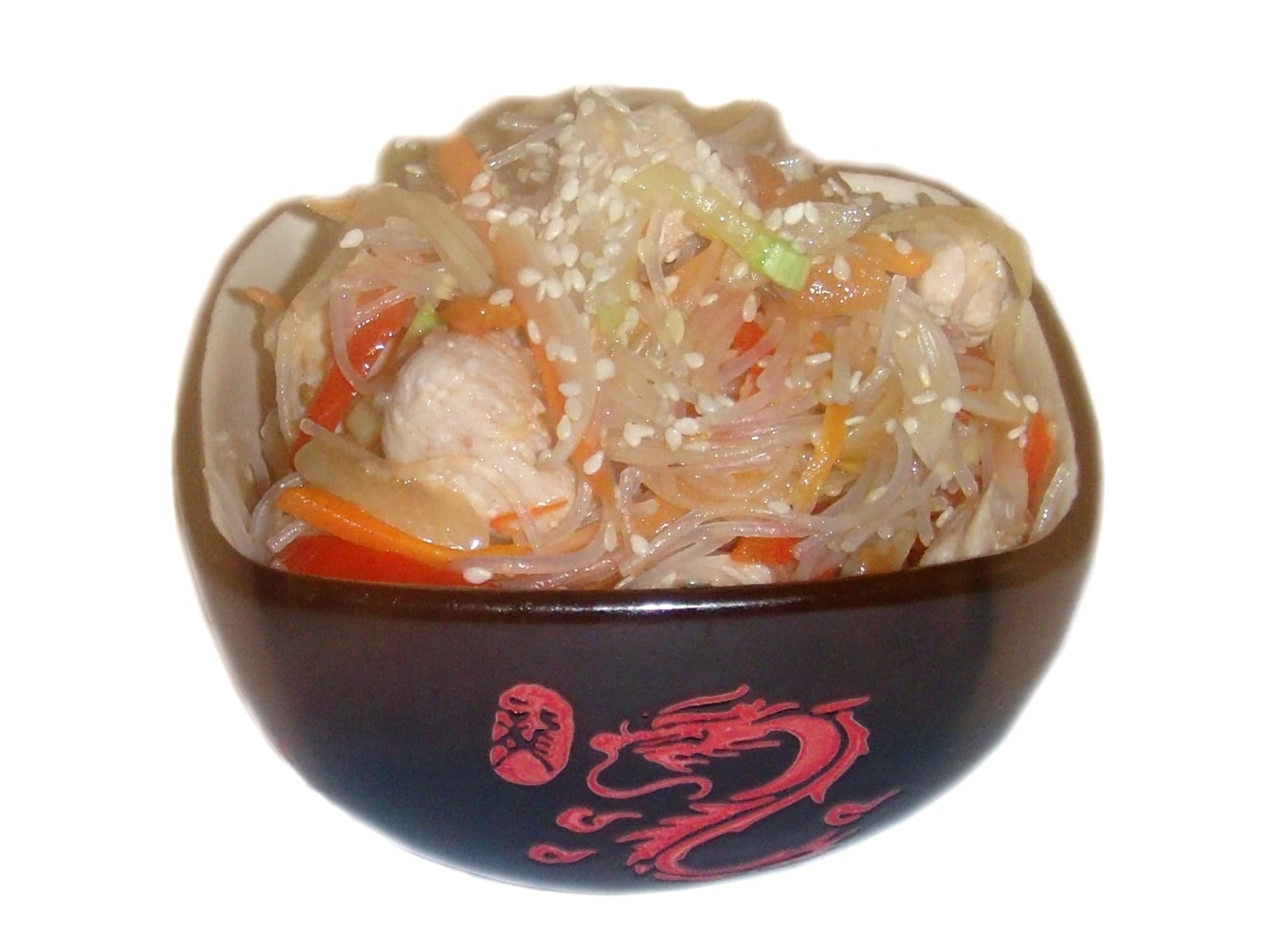 Фунчоза с курицей
