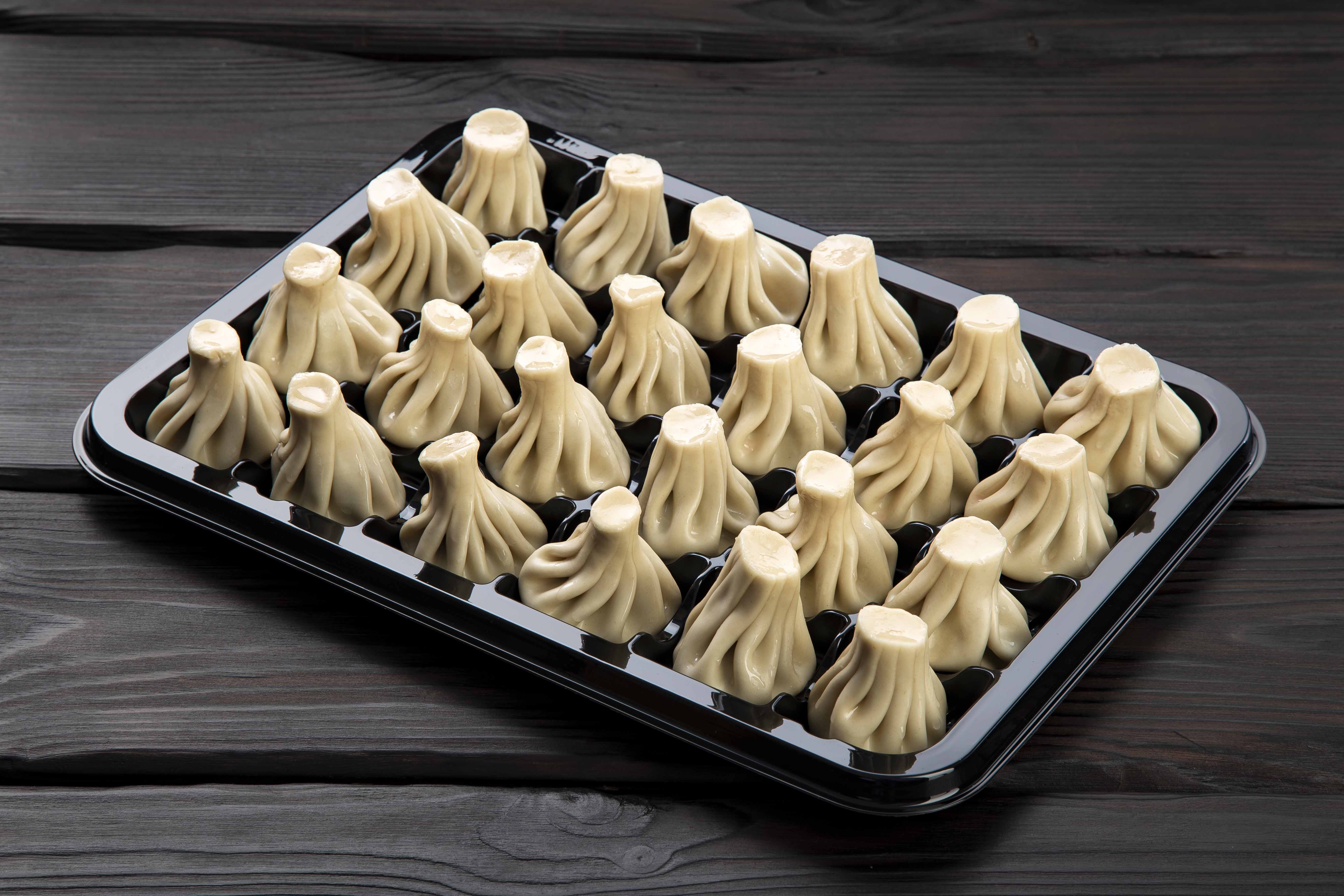 Платтер мини-хинкали с говядиной и свининой