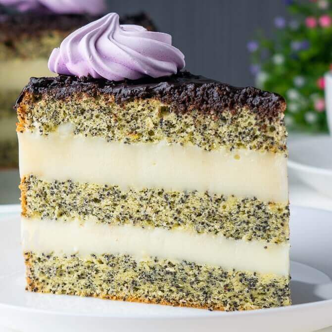 Маковый торт 1000 гр.(за сутки)