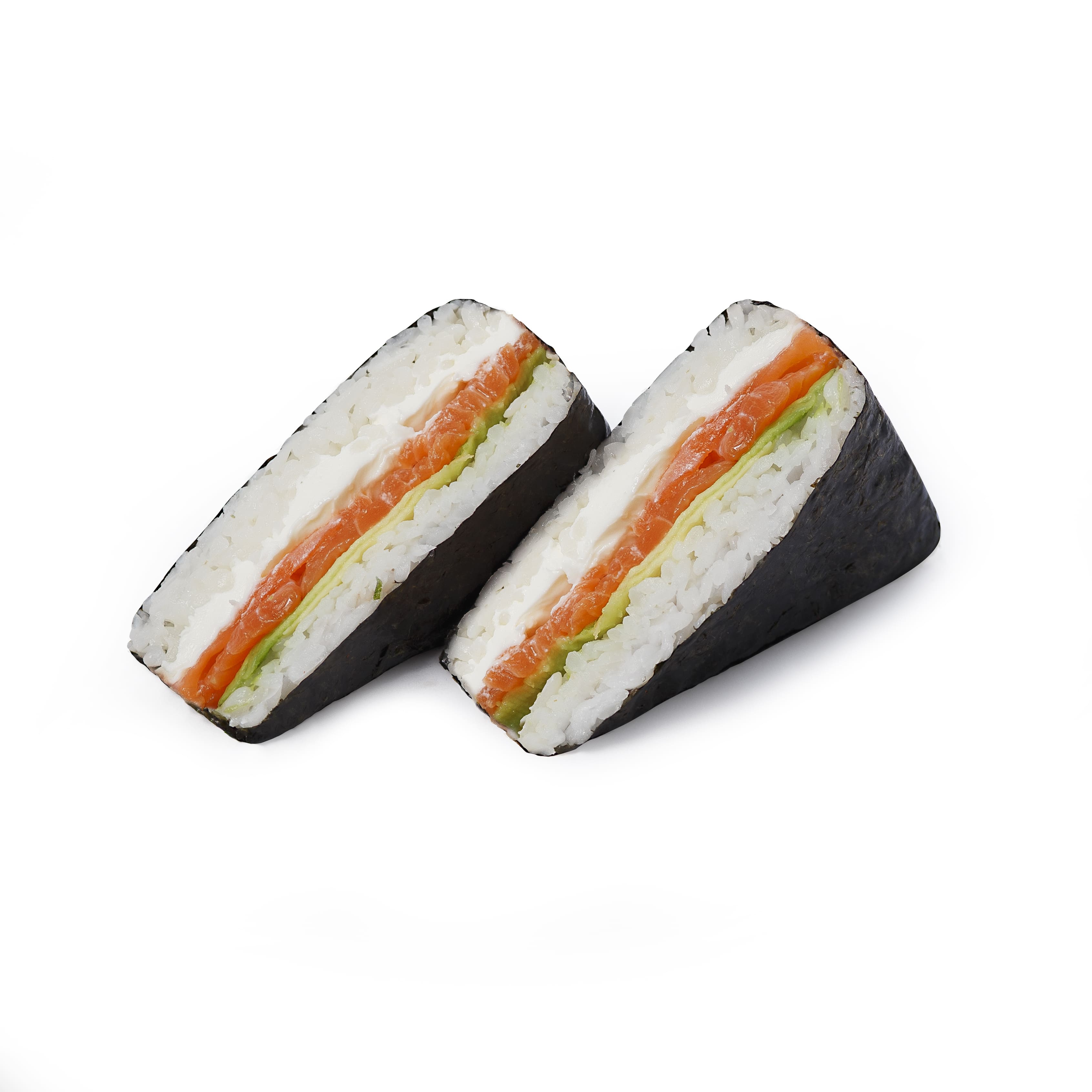 Онигири с лососем