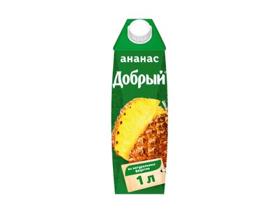 Сок Добрый ананасовый1 л
