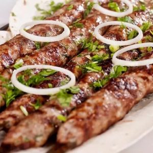 Люля кебаб из говядины и свинины
