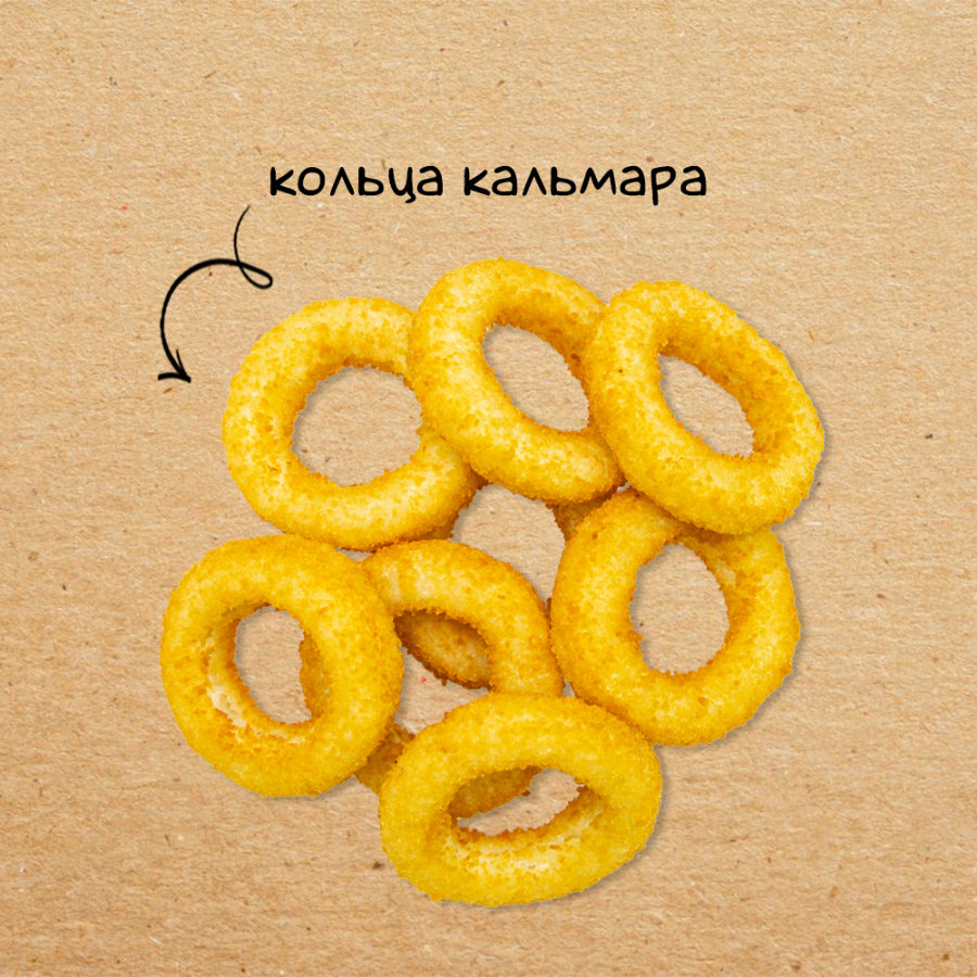 Кольца кальмара в кляре