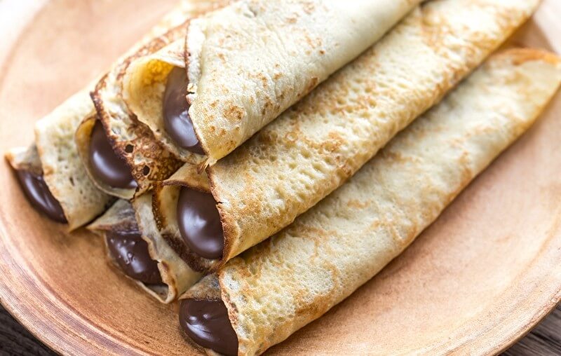 Блинчики с шоколадной пастой 6 шт.