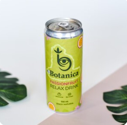 Лимонад Botanica натуральный без сахара со вкусом Маракуйя