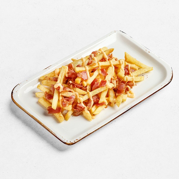 Картофель фри с беконом