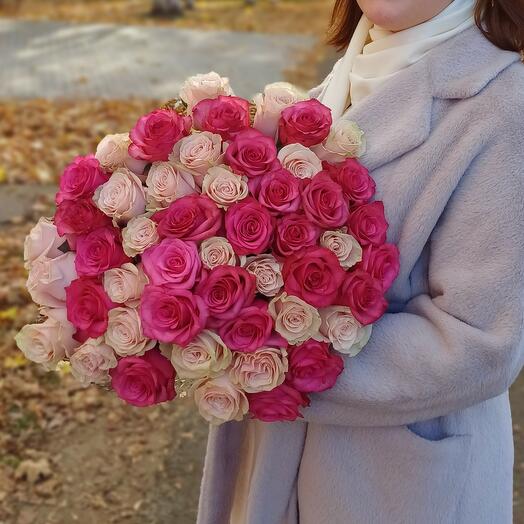 Моно-букет из роз