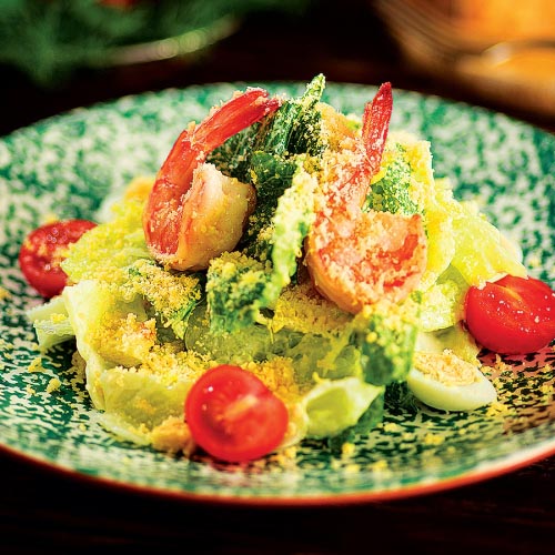 Цезарь с креветками