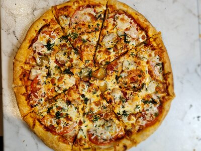 Шашлычная с курицей 33см