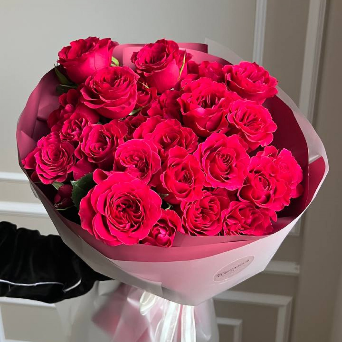 Моно букет из кустовых роз 22 (предзаказ)