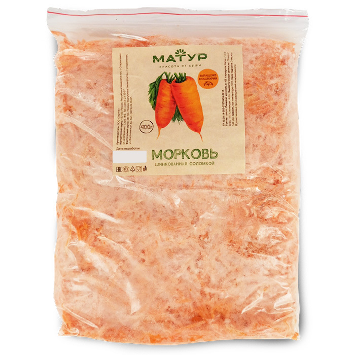Морковь шинкованная
