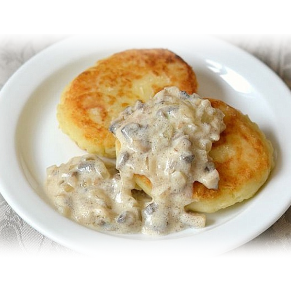Котлеты куриные с грибами