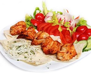 Шашлык из куриного филе