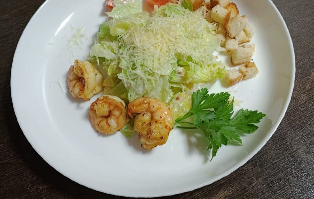 Цезарь с креветками