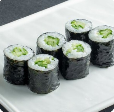 Мини-ролл с огурцом