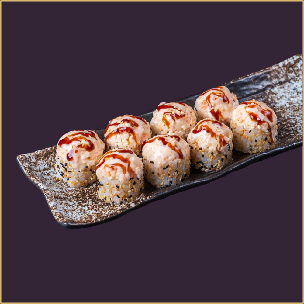 Ролл Гребешок с креветкой