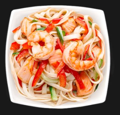 Wok удон морской