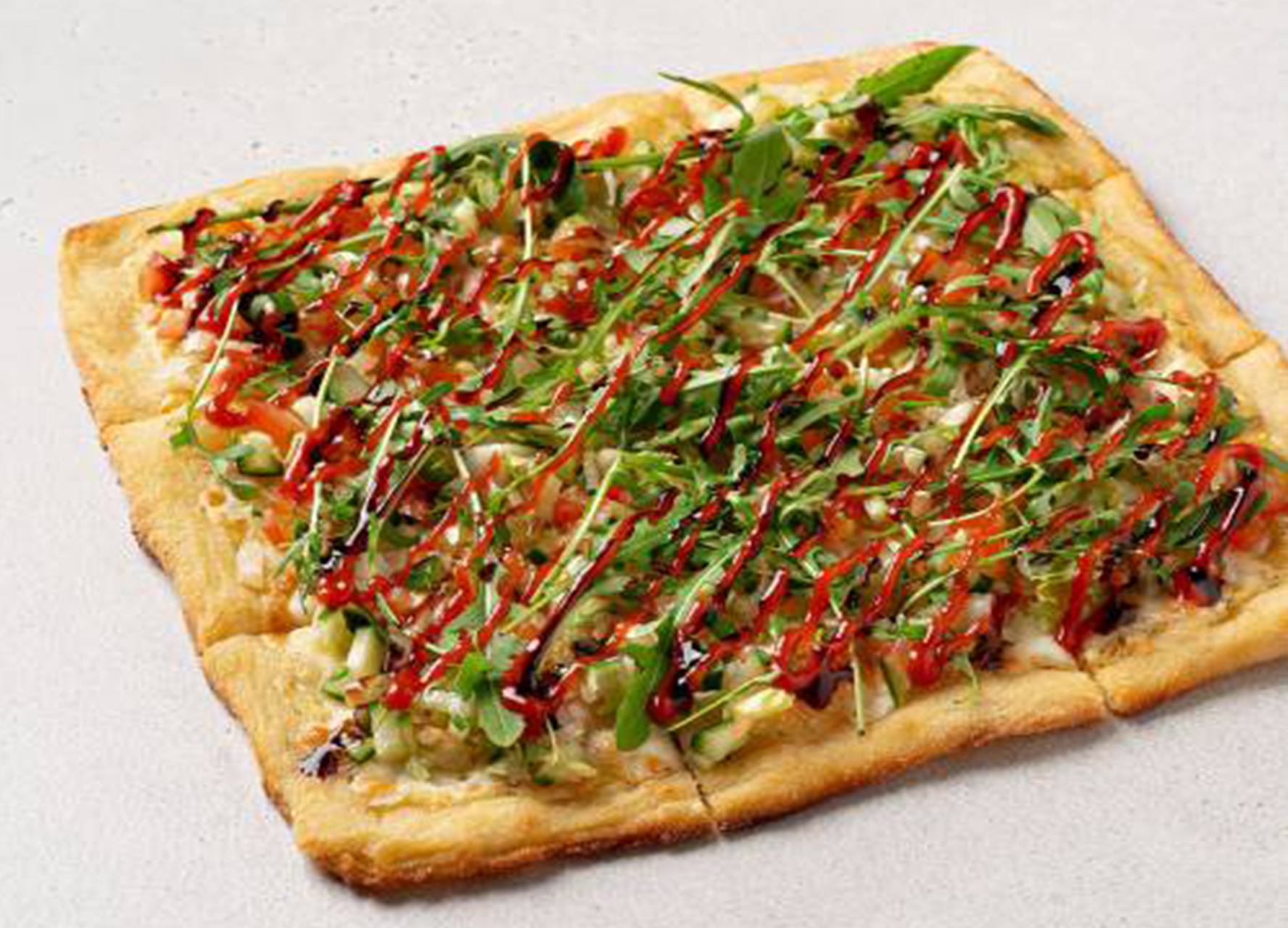 Римская пицца с цыплёнком