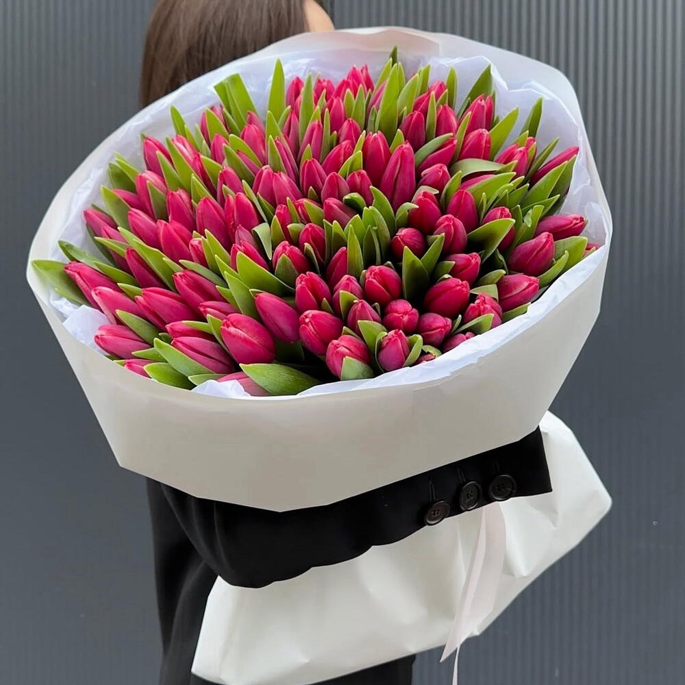 101 тюльпан цвет любой делаем