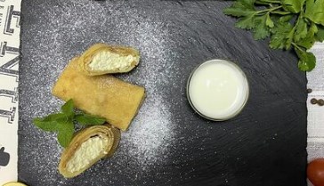 Блины фаршированные с творогом