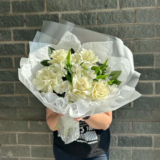 Букет с французскими розами «Магия цветов»