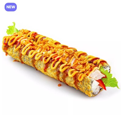 Роллдог с курицей