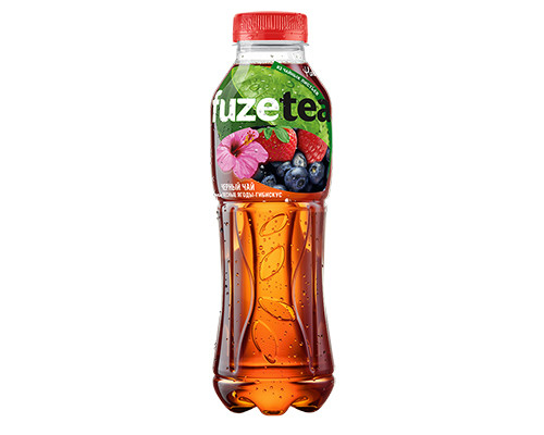 Чай Fuze Tea черный чай ягоды-гибискус,