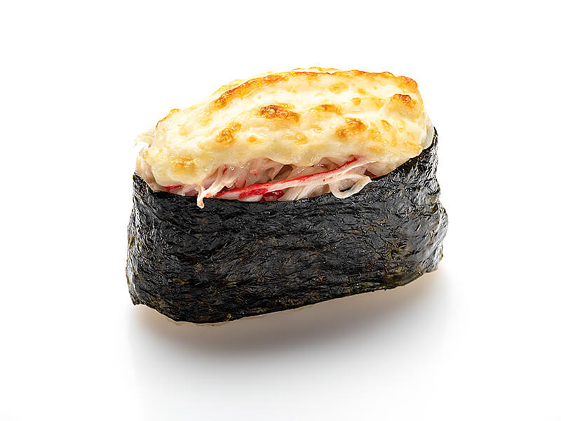 Гункан запеченный, с крабом