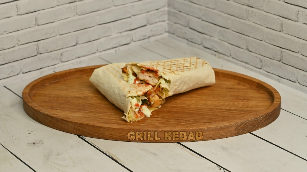 Шаурма из куриного шашлыка