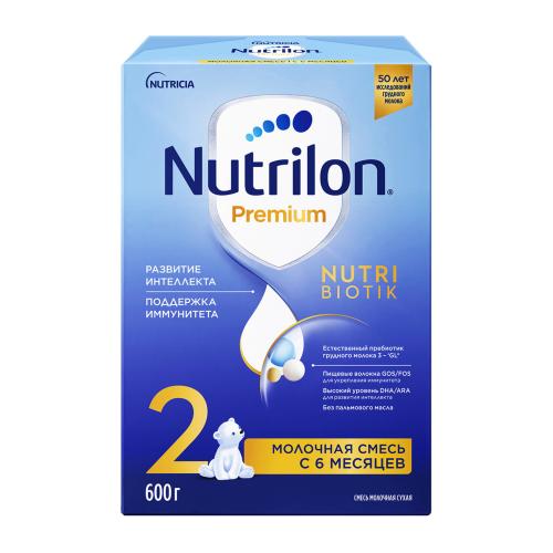 Смесь молочная сухая Nutrilon 2 Premium 600г