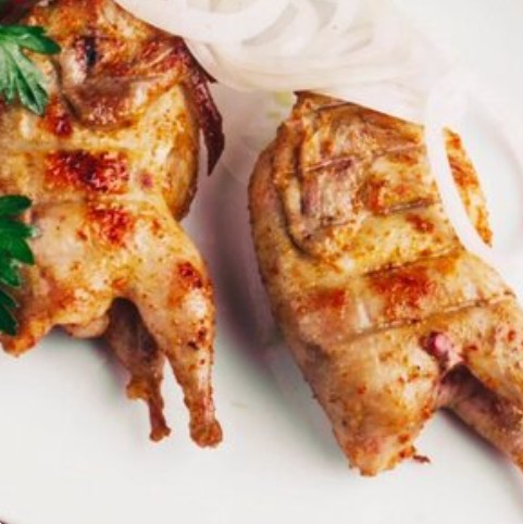 Перепел на мангале