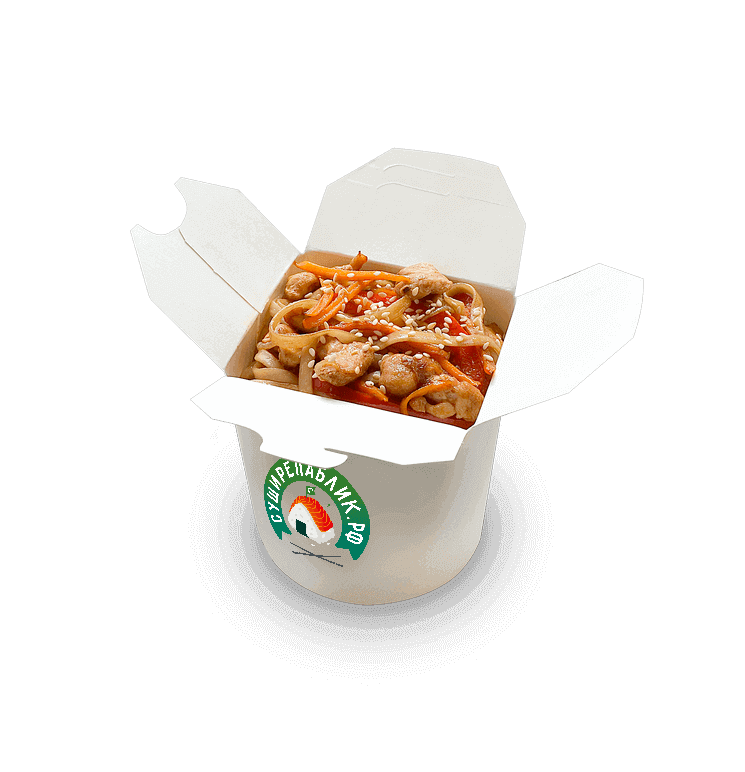 Яичная лапша с курицей