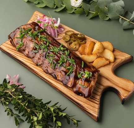 Свиные ребрышки барбекю