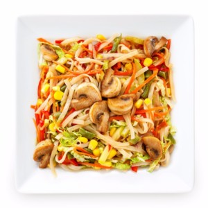 Лапша с овощами