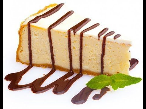 Чизкейк нью-йорк с шоколадным топпингом