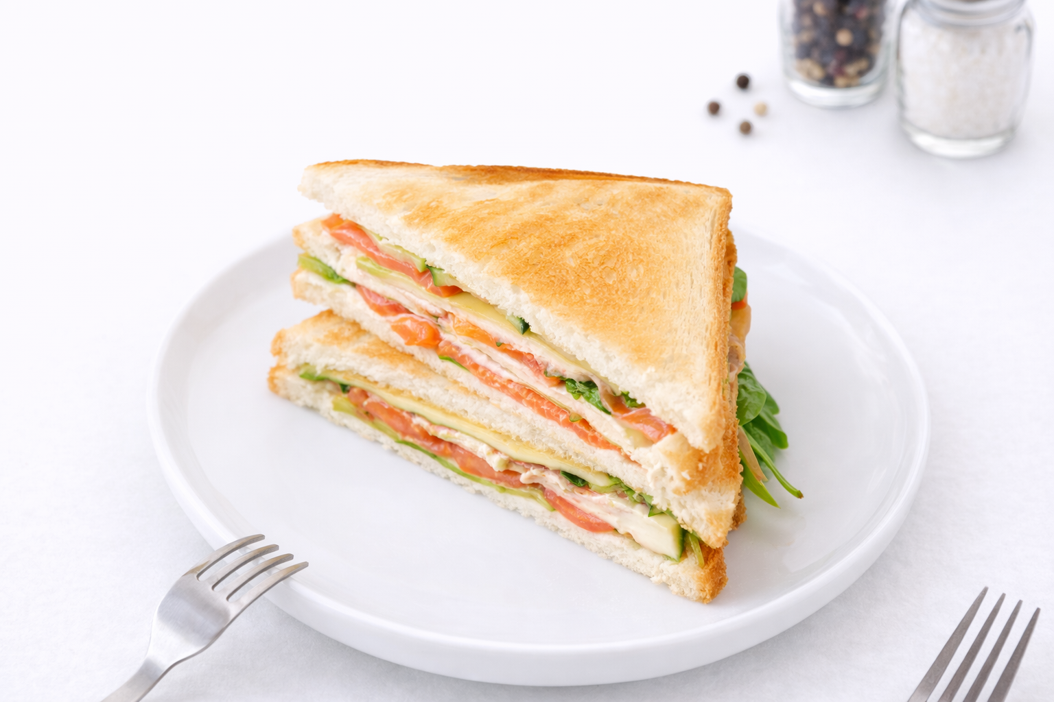 Сэндвич с лососем