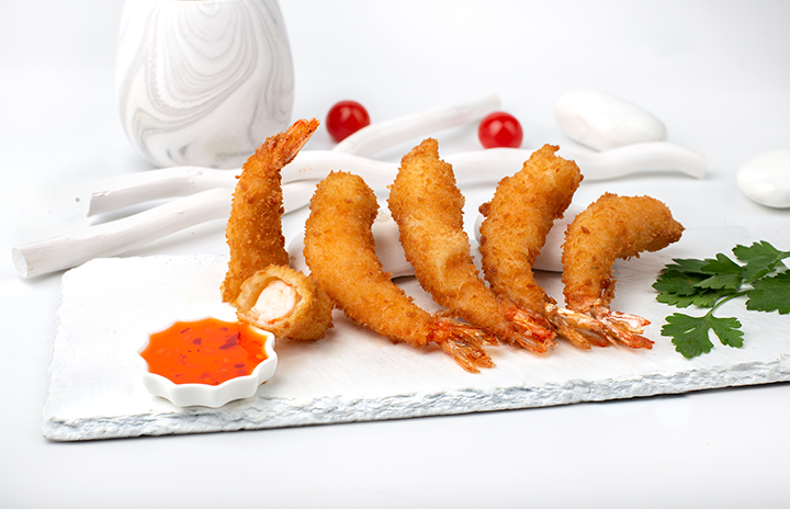 Креветки темпура