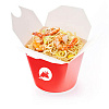 Wok с тигровыми креветками