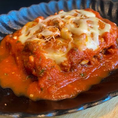 Лазанья болоньезе с томатным соусом