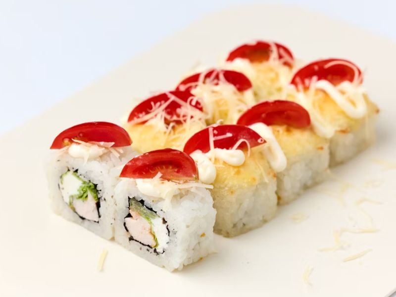 Цезарь ролл запеченный