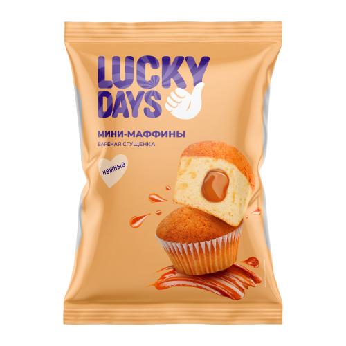 Мини-маффины Вареная сгущенка Lucky Days 470г