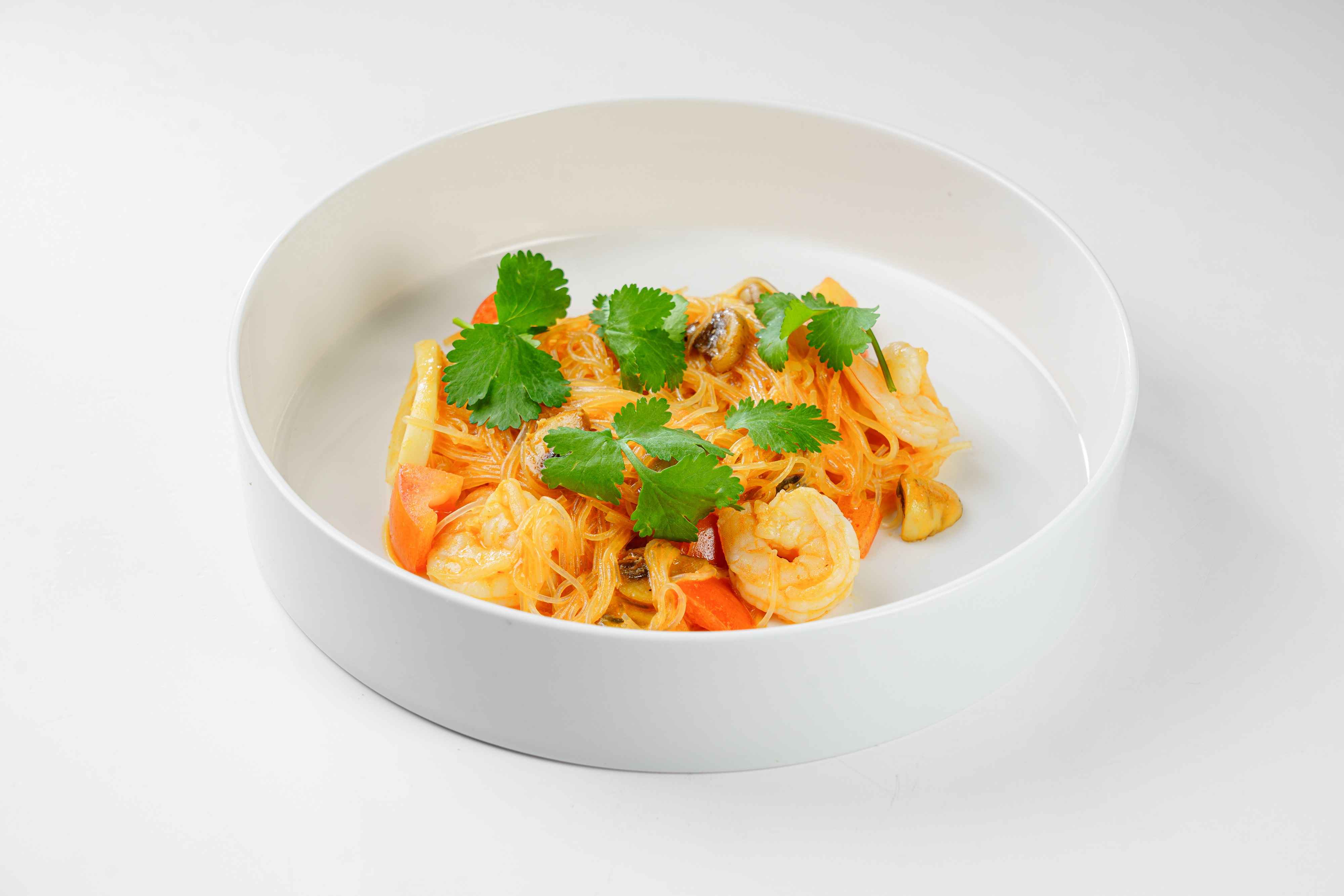 Лапша Том Ям с морепродуктами
