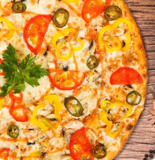 Пицца Мексиканская 33 см на тонком тесте